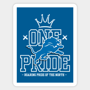 Detroit Lions One Pride Magnet